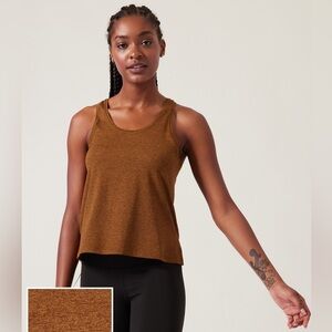 Athleta Uptempo Tank Size Small Heather Ancient Mahogany Worn Once